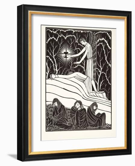 The Agony in the Garden, 1926-Eric Gill-Framed Giclee Print