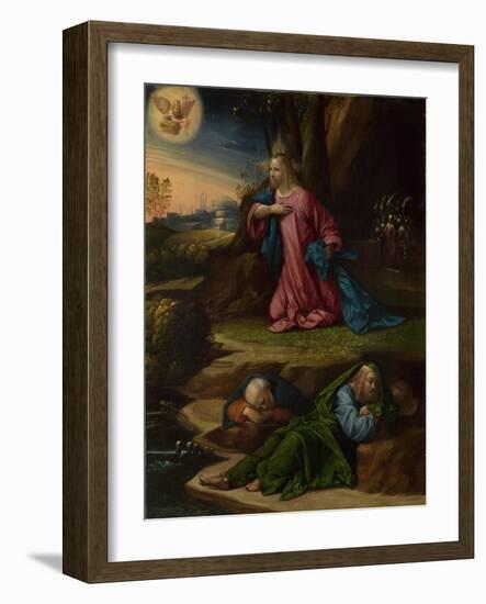 The Agony in the Garden, Between 1520 and 1539-Benvenuto Tisi Da Garofalo-Framed Giclee Print