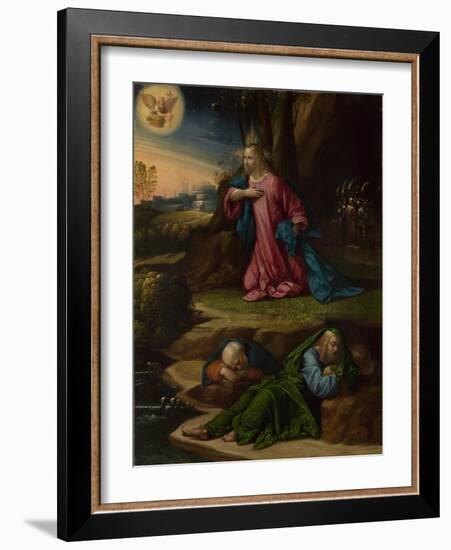 The Agony in the Garden, Between 1520 and 1539-Benvenuto Tisi Da Garofalo-Framed Giclee Print