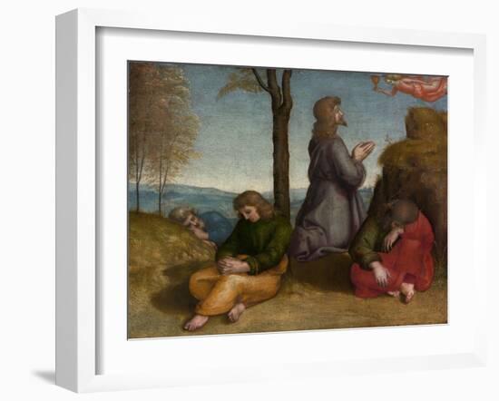 The Agony in the Garden, c.1504-Raphael-Framed Giclee Print