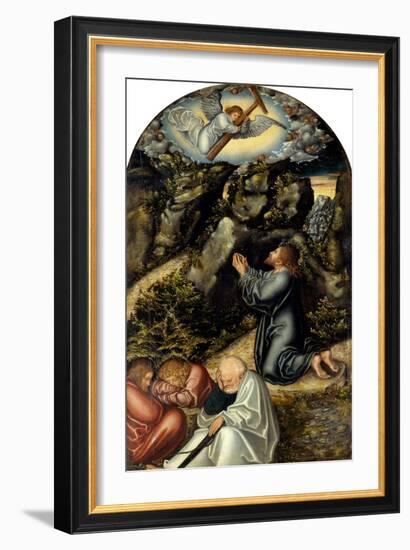 The Agony in the Garden, C. 1520-Lucas Cranach the Elder-Framed Giclee Print