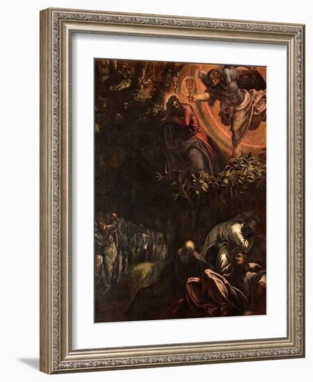 The Agony in the Garden, c.1570-Jacopo Robusti Tintoretto-Framed Giclee Print