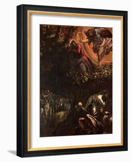 The Agony in the Garden, c.1570-Jacopo Robusti Tintoretto-Framed Giclee Print