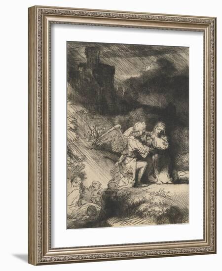 The Agony in the Garden, C.1657-Rembrandt van Rijn-Framed Giclee Print