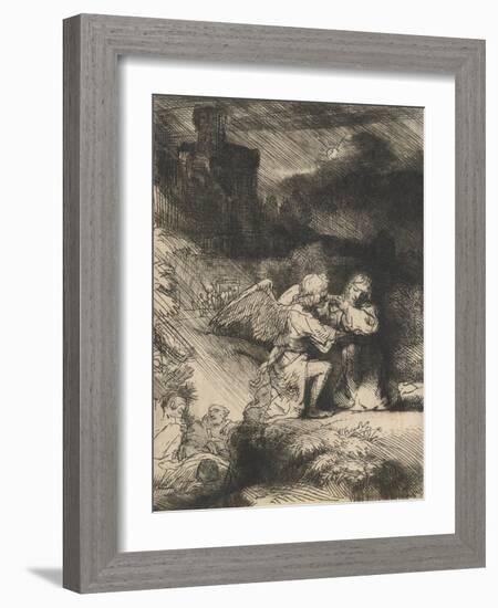 The Agony in the Garden, C.1657-Rembrandt van Rijn-Framed Giclee Print