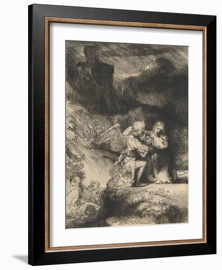 The Agony in the Garden, C.1657-Rembrandt van Rijn-Framed Giclee Print