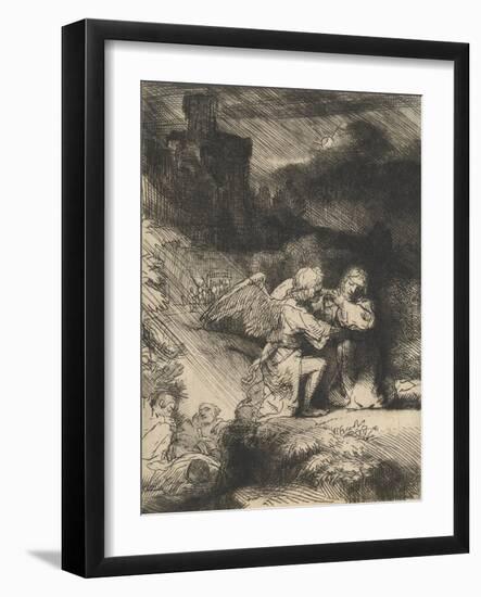 The Agony in the Garden, C.1657-Rembrandt van Rijn-Framed Giclee Print