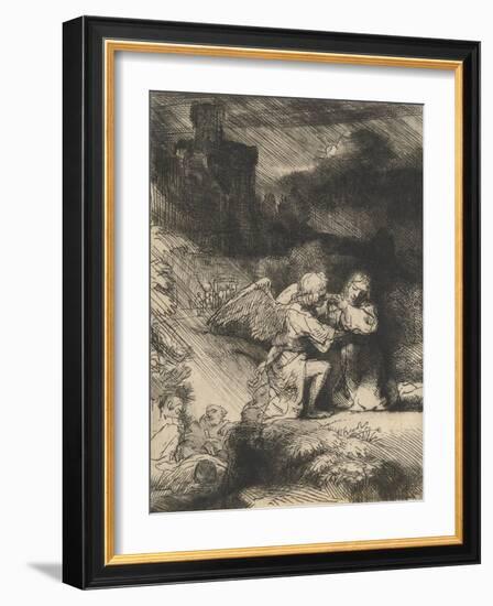 The Agony in the Garden, C.1657-Rembrandt van Rijn-Framed Giclee Print