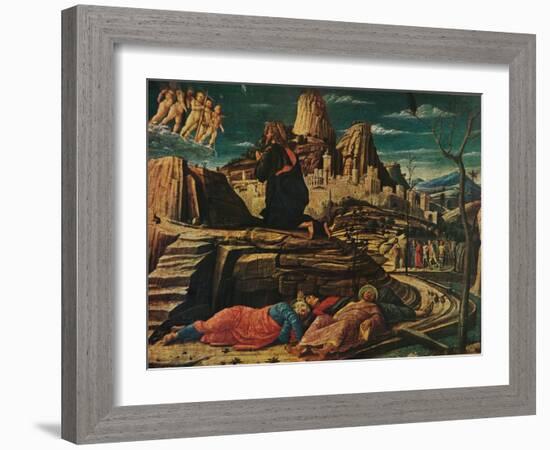 'The Agony in the Garden', c1458, (1909)-Andrea Mantegna-Framed Giclee Print