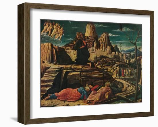 'The Agony in the Garden', c1458, (1909)-Andrea Mantegna-Framed Giclee Print