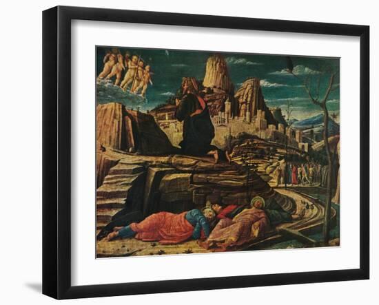 'The Agony in the Garden', c1458, (1909)-Andrea Mantegna-Framed Giclee Print