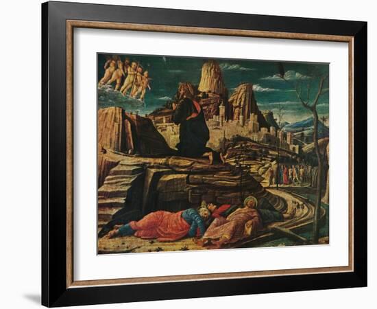 'The Agony in the Garden', c1458, (1909)-Andrea Mantegna-Framed Giclee Print