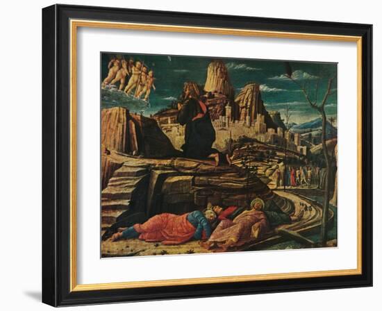 'The Agony in the Garden', c1458, (1909)-Andrea Mantegna-Framed Giclee Print