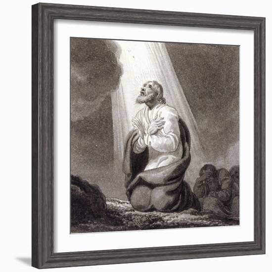 The Agony in the Garden, C1810-C1844-Henry Corbould-Framed Giclee Print