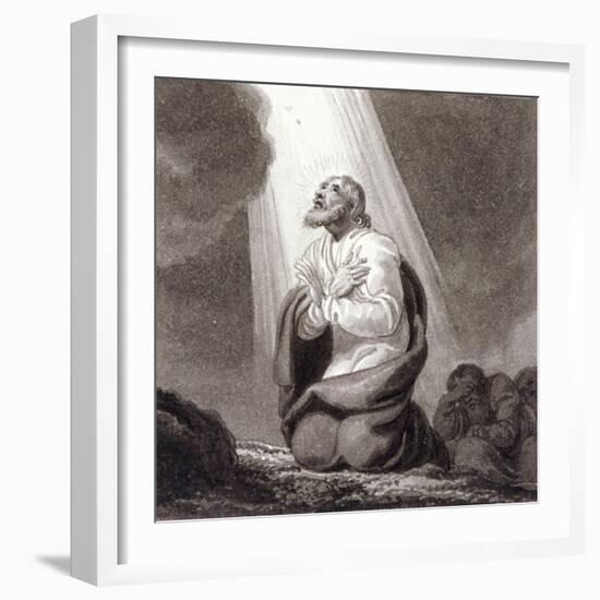 The Agony in the Garden, C1810-C1844-Henry Corbould-Framed Giclee Print