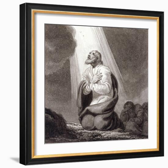 The Agony in the Garden, C1810-C1844-Henry Corbould-Framed Giclee Print