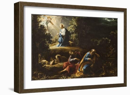 The Agony in the Garden (Christ on the Mount of Olives), 1597-98-Guiseppe Cesari-Framed Giclee Print