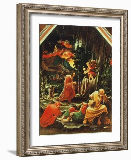 The Agony in the Garden, from the St. Florian Altarpiece, c.1515-Albrecht Altdorfer-Framed Giclee Print