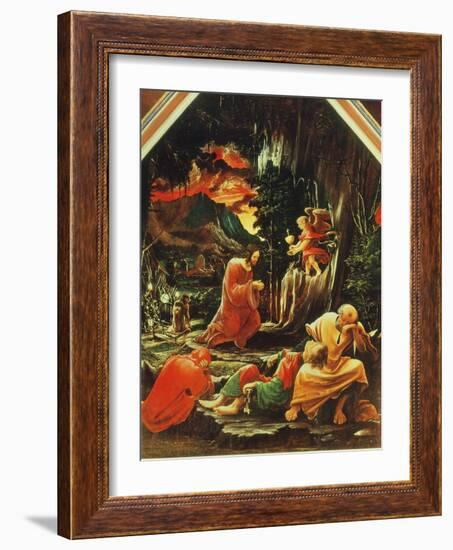 The Agony in the Garden, from the St. Florian Altarpiece, c.1515-Albrecht Altdorfer-Framed Giclee Print