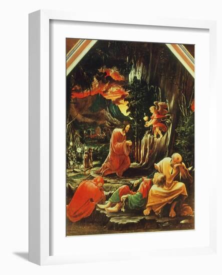 The Agony in the Garden, from the St. Florian Altarpiece, c.1515-Albrecht Altdorfer-Framed Giclee Print