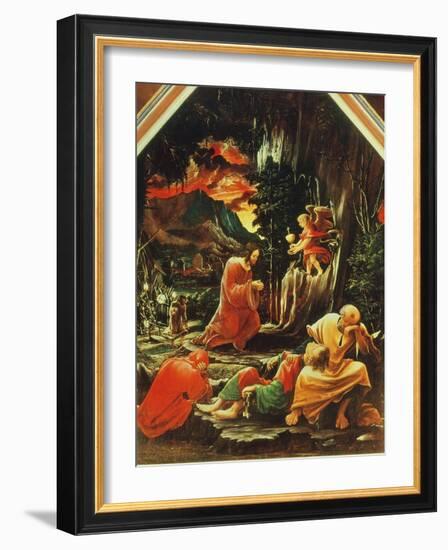 The Agony in the Garden, from the St. Florian Altarpiece, c.1515-Albrecht Altdorfer-Framed Giclee Print