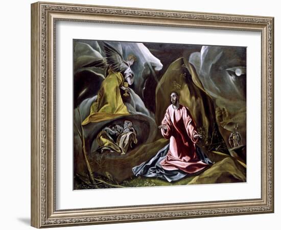 The Agony in the Garden-El Greco-Framed Giclee Print