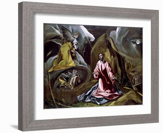 The Agony in the Garden-El Greco-Framed Giclee Print