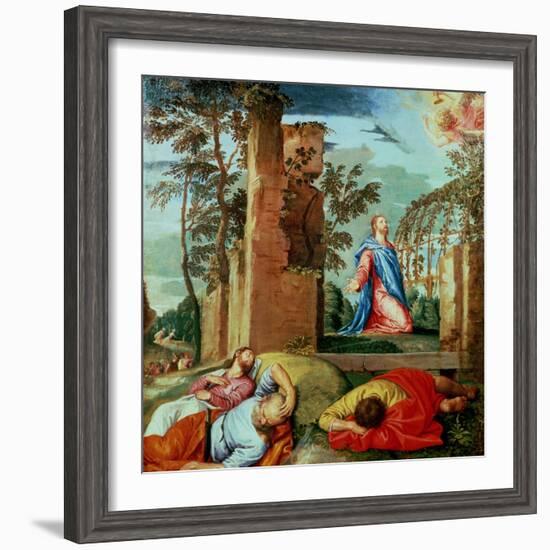 The Agony in the Garden-Paolo Veronese-Framed Giclee Print