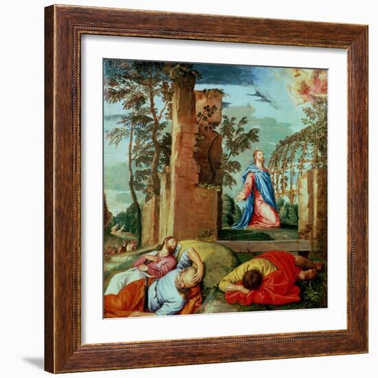 The Agony in the Garden-Paolo Veronese-Framed Giclee Print