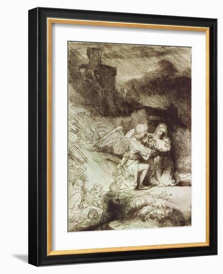 The Agony in the Garden-Rembrandt van Rijn-Framed Giclee Print