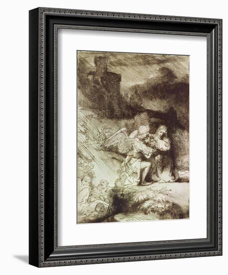 The Agony in the Garden-Rembrandt van Rijn-Framed Giclee Print