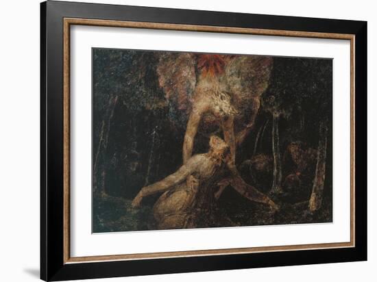 The Agony in the Garden-William Blake-Framed Giclee Print