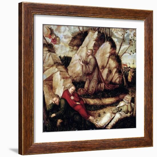 The Agony in the Garden-Lucas Cranach the Elder-Framed Giclee Print