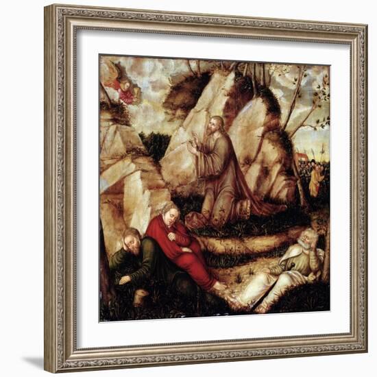 The Agony in the Garden-Lucas Cranach the Elder-Framed Giclee Print