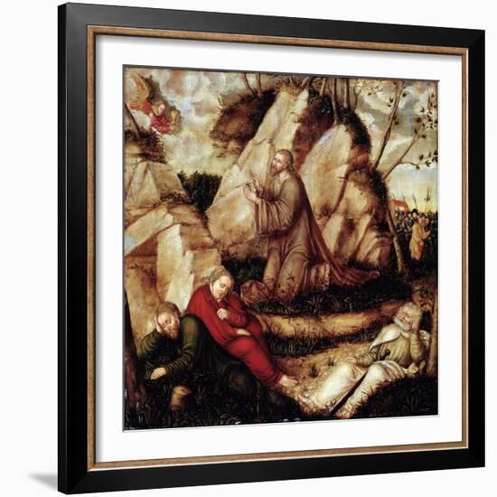 The Agony in the Garden-Lucas Cranach the Elder-Framed Giclee Print