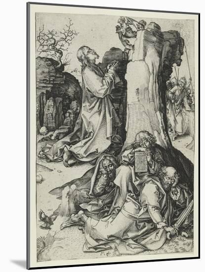 The Agony in the Garden-Martin Schongauer-Mounted Giclee Print