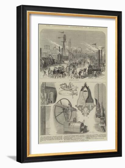 The Agricultural Exhibition at Kilburn-null-Framed Giclee Print