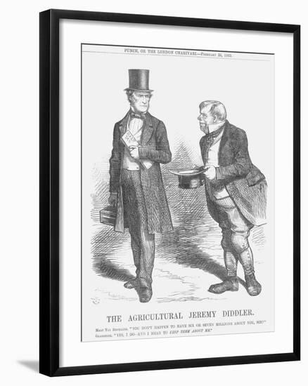 The Agricultural Jeremy Diddler, 1865-John Tenniel-Framed Giclee Print