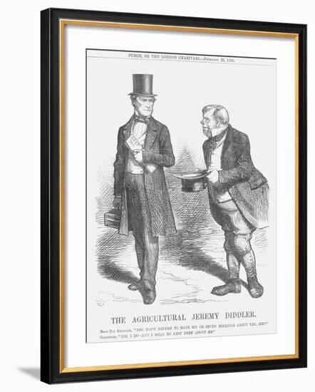 The Agricultural Jeremy Diddler, 1865-John Tenniel-Framed Giclee Print