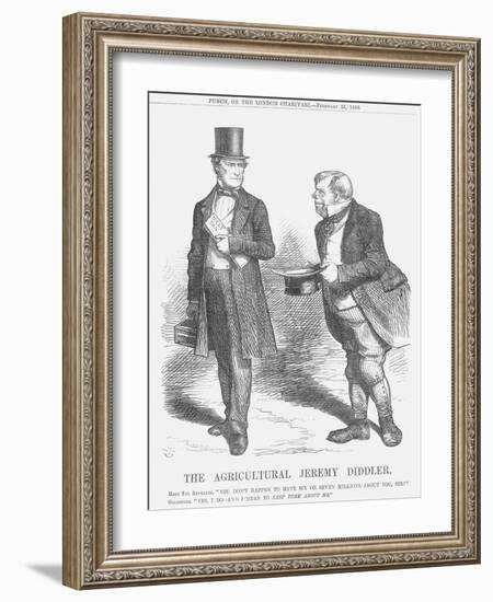 The Agricultural Jeremy Diddler, 1865-John Tenniel-Framed Giclee Print