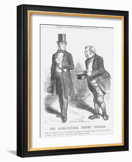 The Agricultural Jeremy Diddler, 1865-John Tenniel-Framed Giclee Print