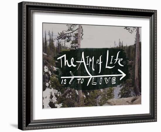 The Aim of Life-Leah Flores-Framed Giclee Print