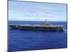 The Aircraft Carrier USS Abraham Lincoln Transits across the Pacific Ocean-Stocktrek Images-Mounted Photographic Print