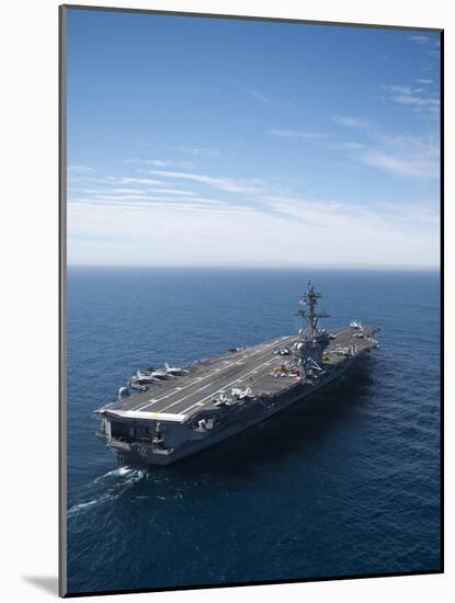 The Aircraft Carrier USS Carl Vinson in the Pacific Ocean-Stocktrek Images-Mounted Photographic Print