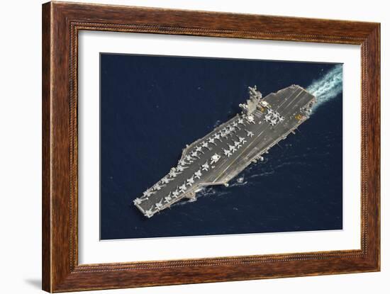 The Aircraft Carrier USS Dwight D. Eisenhower-null-Framed Photographic Print