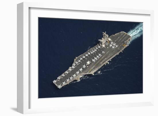 The Aircraft Carrier USS Dwight D. Eisenhower-null-Framed Photographic Print