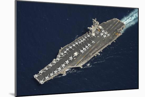 The Aircraft Carrier USS Dwight D. Eisenhower-null-Mounted Photographic Print