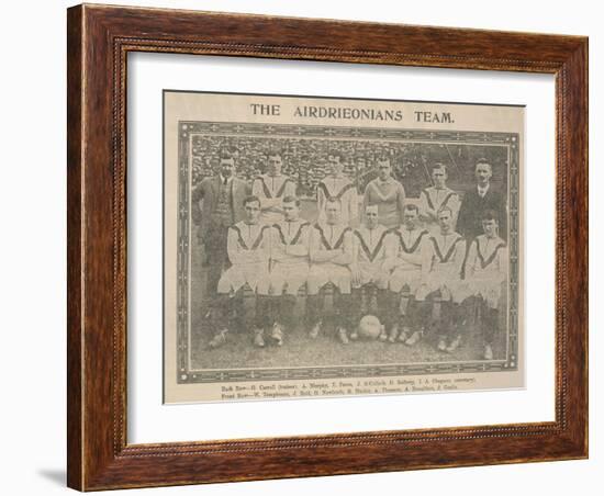 The Airdrieonians Team-null-Framed Giclee Print