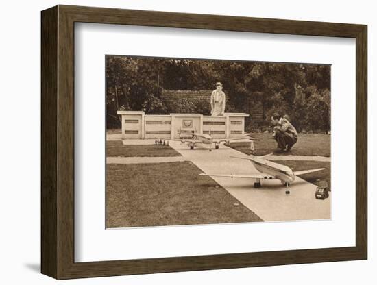 The Airport, the Model Village, West Cliff, Ramsgate, Kent, c1950s-Unknown-Framed Photographic Print