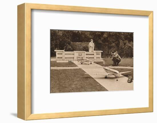 The Airport, the Model Village, West Cliff, Ramsgate, Kent, c1950s-Unknown-Framed Photographic Print